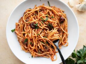 Eat Drink Explore Spaghetti Puttanesca Roger Bissell